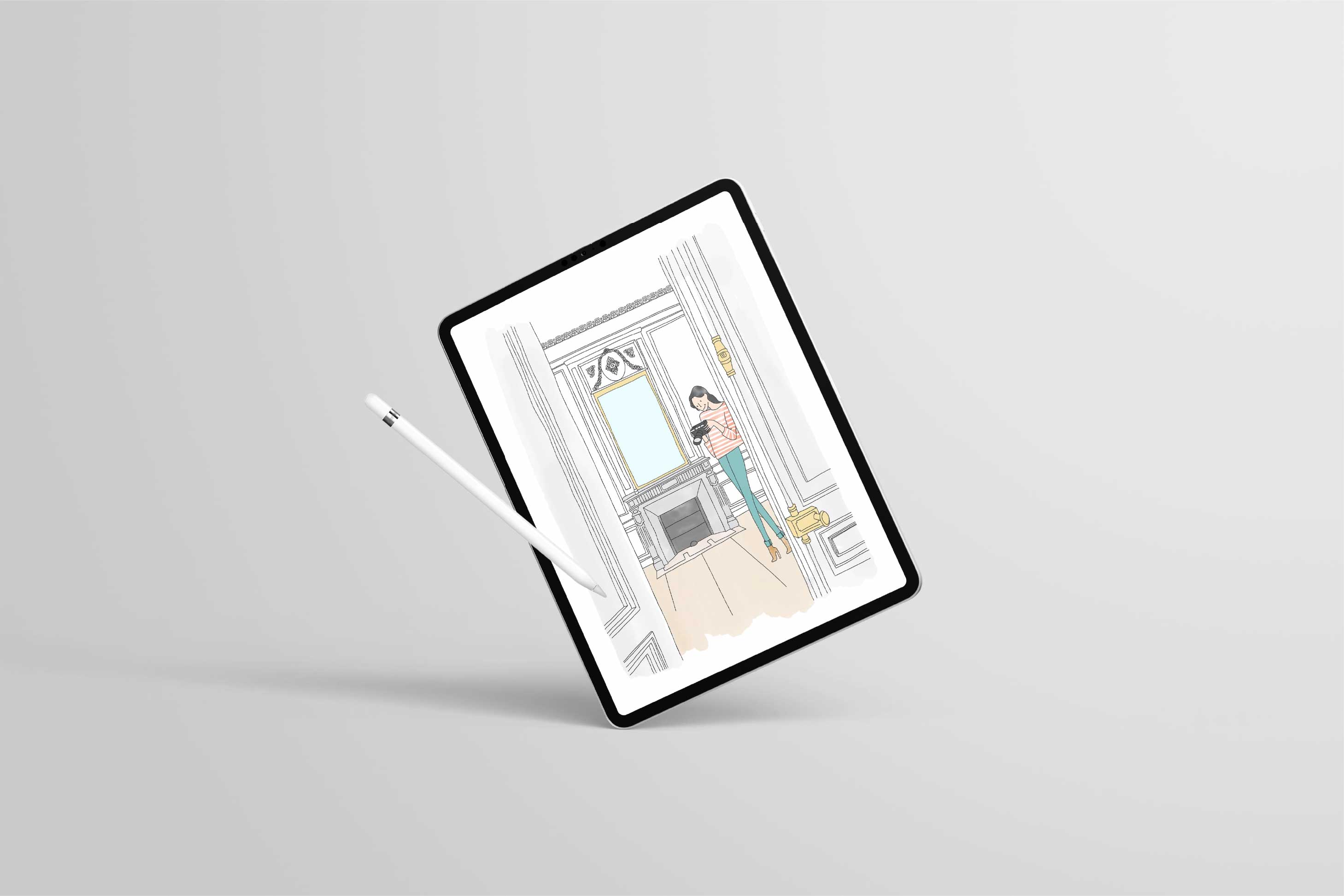 Illustration sur-mesure – création graphique personnalisée pour identité visuelle de marque