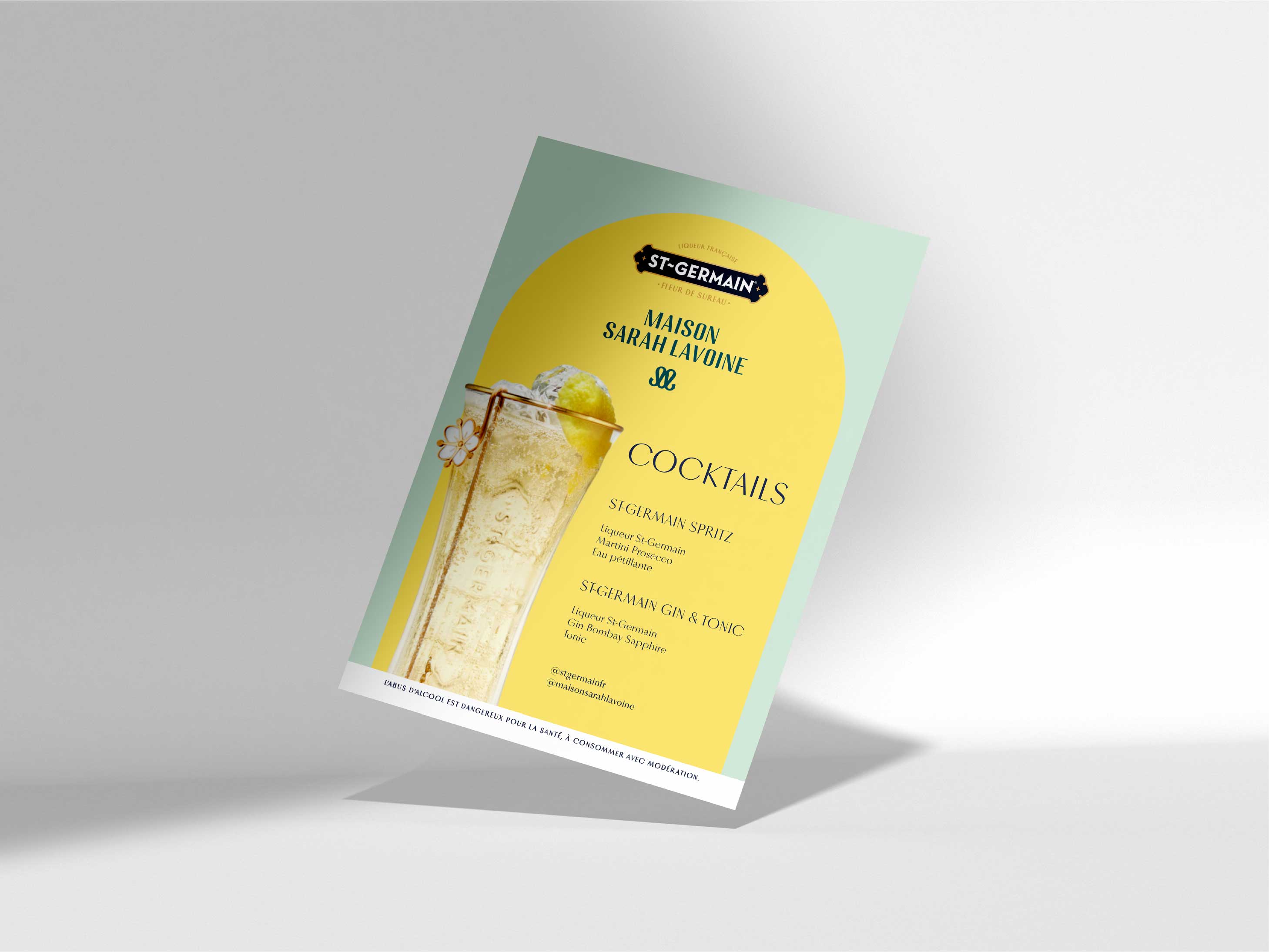 Invitation presse imprimée – design éditorial soigné pour communication événementielle
