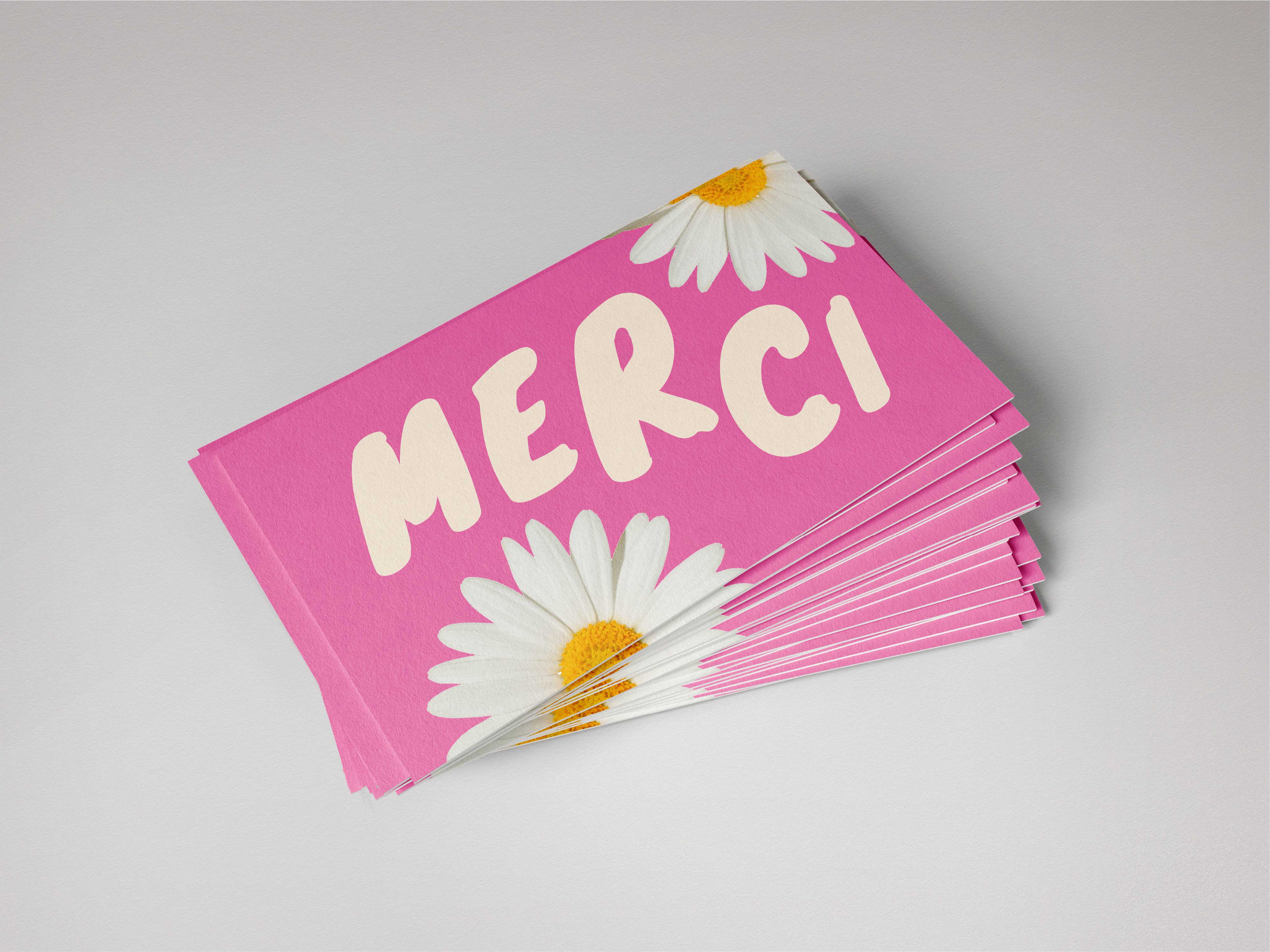 Carte imprimée – support print avec direction artistique et identité visuelle cohérente