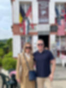 Tim & Theresa at Pegasus Bridge