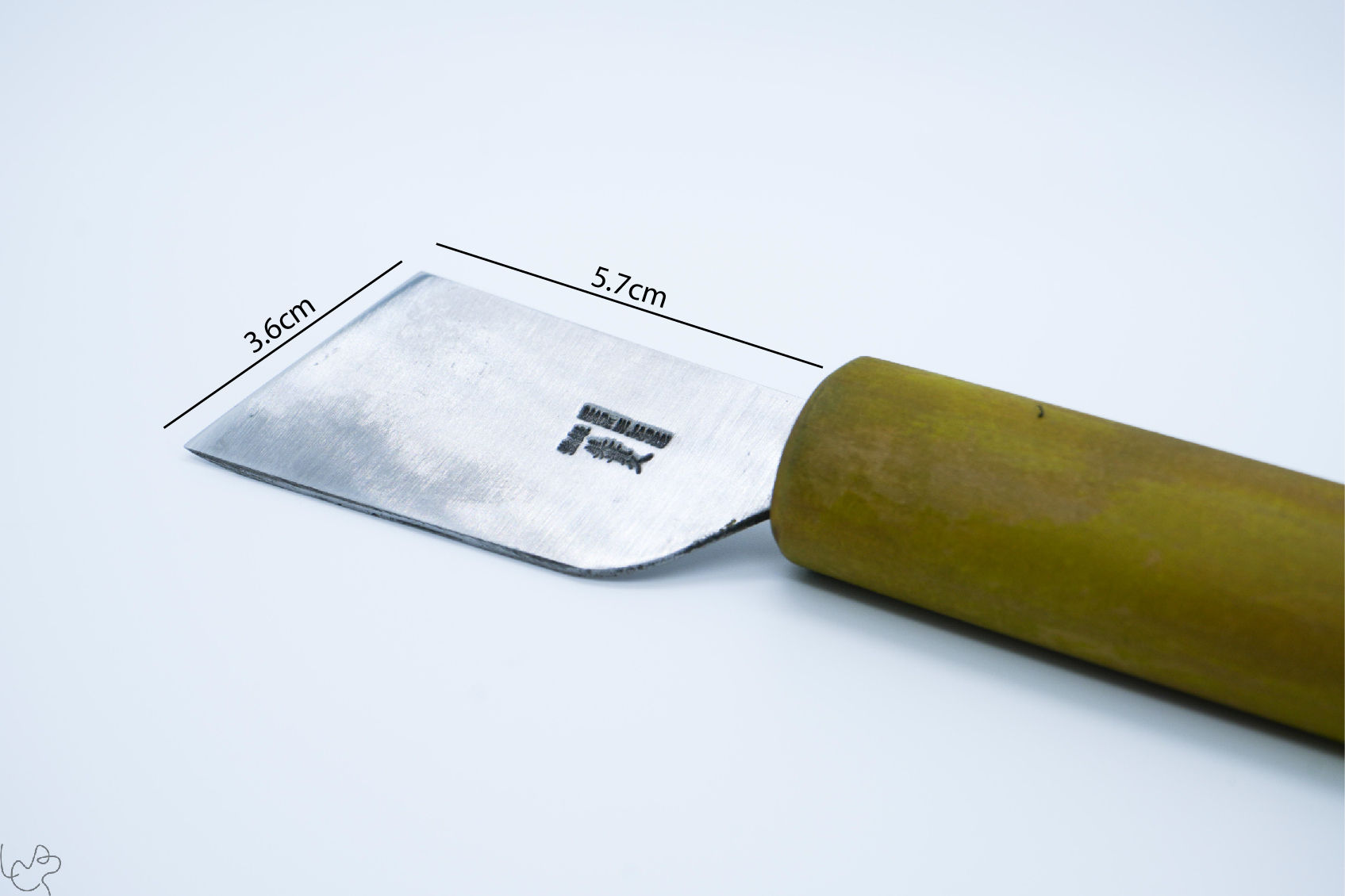 Used! Leather Craft Professional Right Handed Angled Skiving Knife 36mm