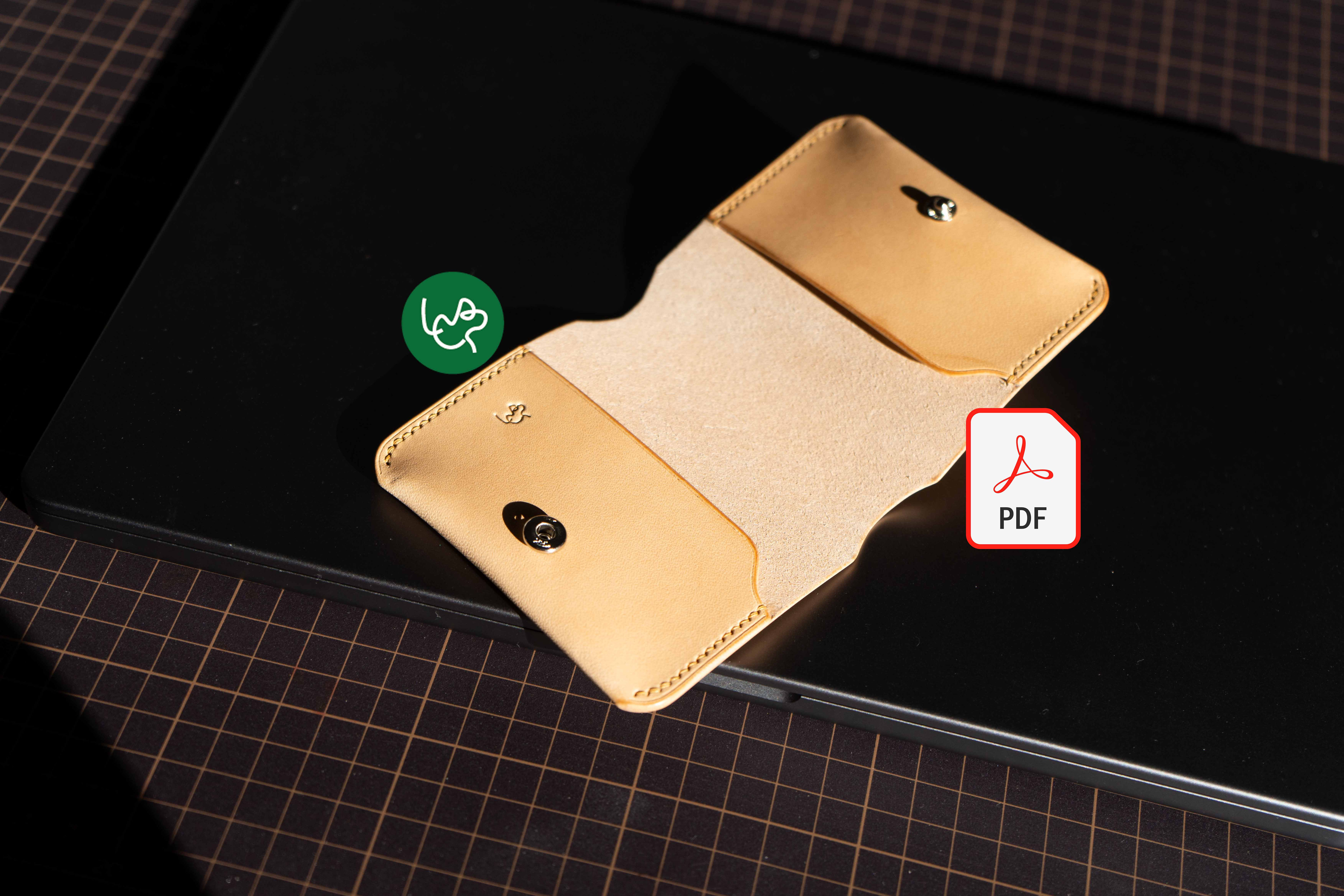 No.317 Bifold Card Holder - A4 PDF Pattern