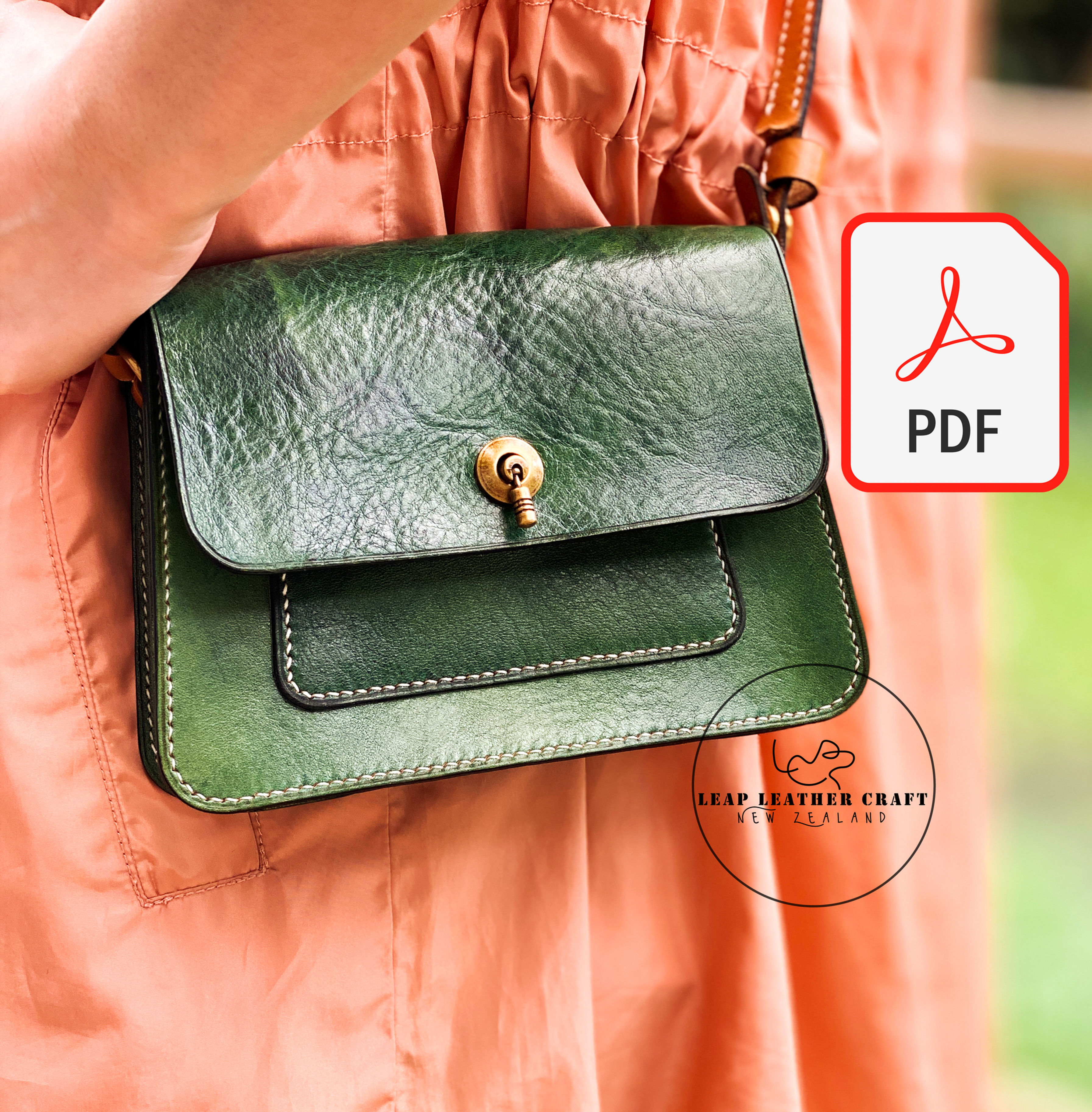 No.104 Shoulder Bag - A4 PDF Pattern