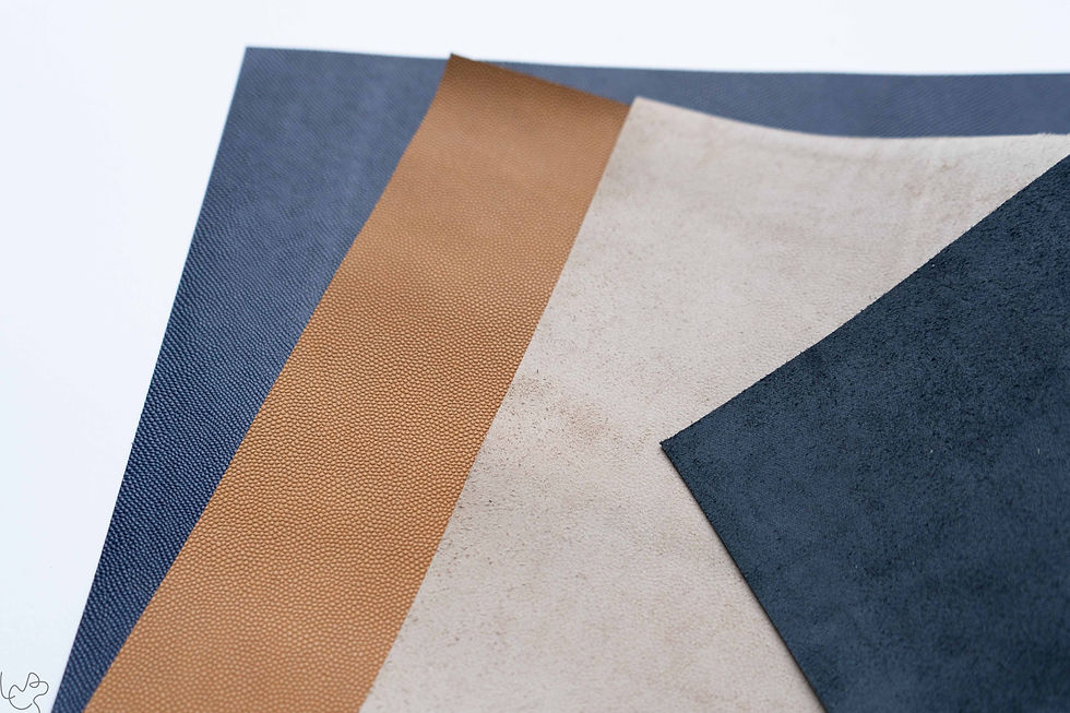 Thumbnail: Fashion Printed Pattern Calfskin Leather Piece Thickness/1.0mm