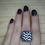 Miniature : bague tricot noir et blanc