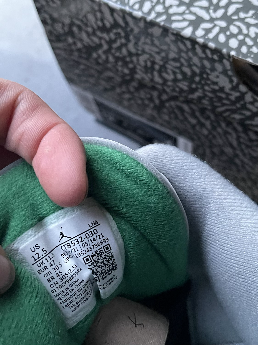 Thumbnail: Jordan Retro 3 ‘Pine Green’ - Size 12.5
