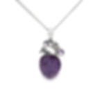 CHAROITE & AMETHYST PENDANT