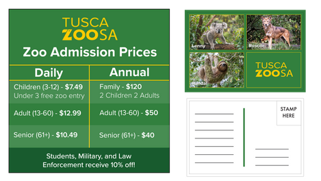Admission Prices Board & Postcard Preview