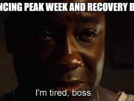 161. Surviving Peak Volume - Adaptation and Recovery