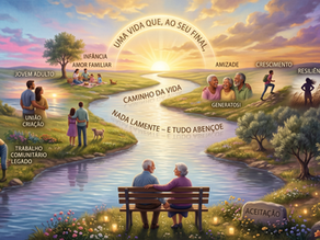 infografico com cenas, da vida sem arrependimentos.