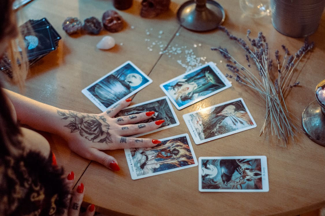 Cartas Oráculo 44 cartas baralho espiritual adivinhação