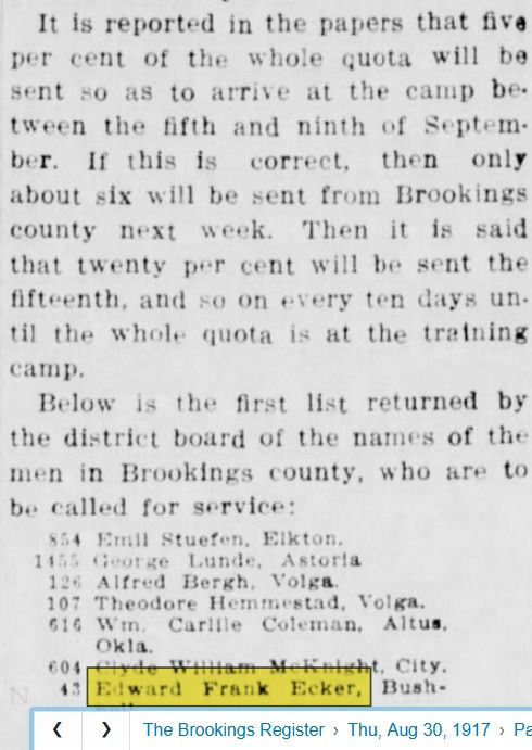 Brookings Register, August 30, 1917