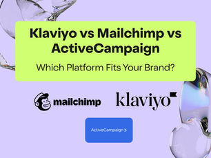 The key differences between Klaviyo, Mailchimp, and ActiveCampaign to find the best email marketing platform for your brand. 