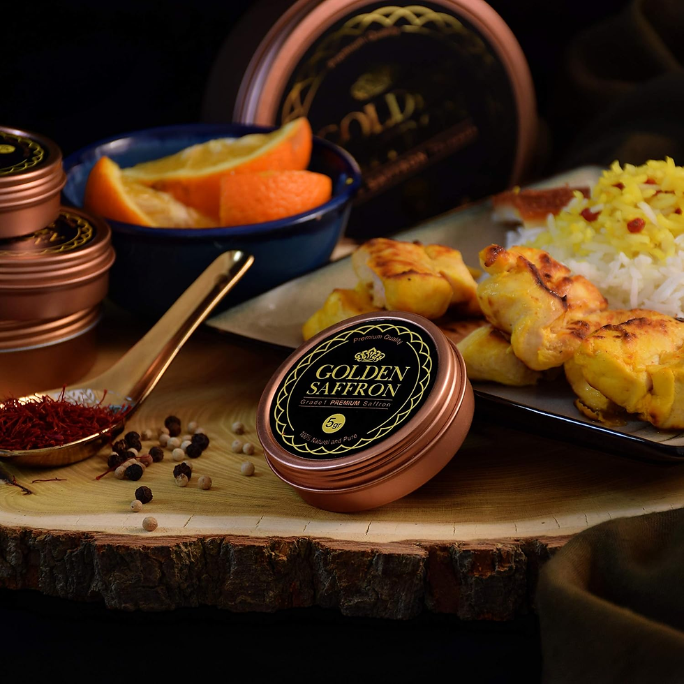 Thumbnail: Golden Saffron | The Daily Saffron — Grade A+ Super Negin Threads, 5g Tin