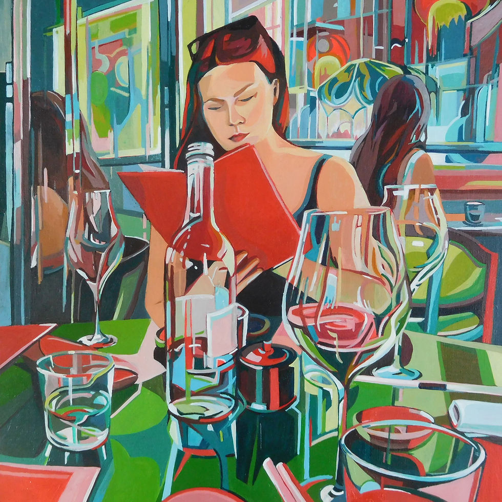 Red Menu - SOLD