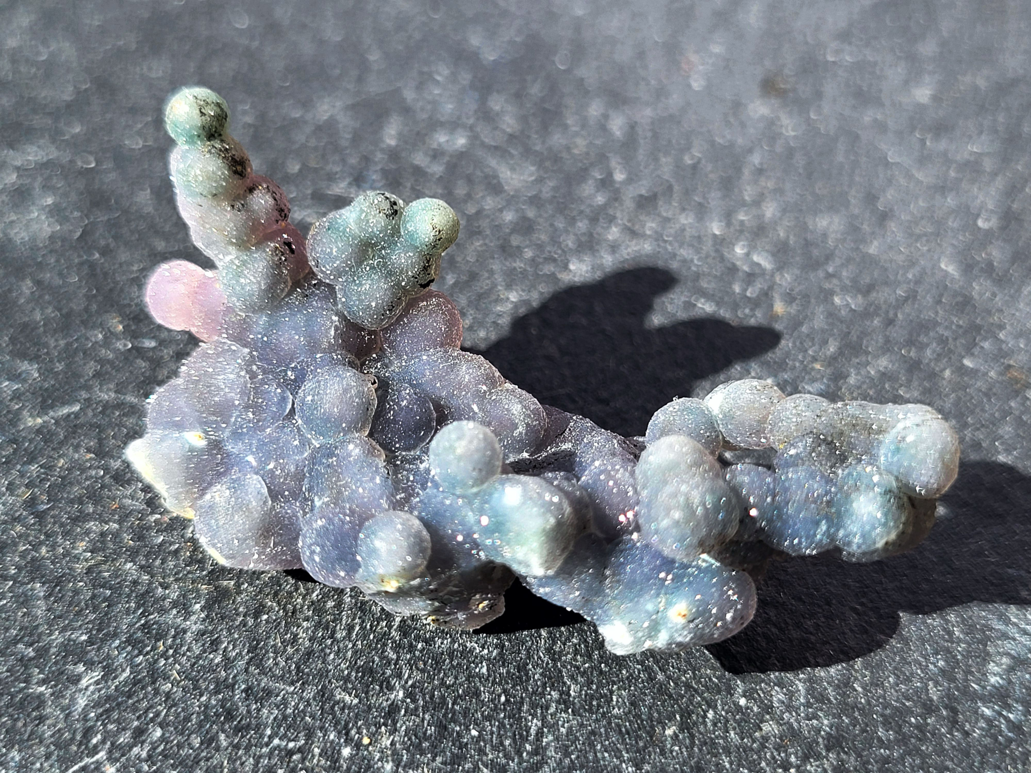 Traubenachat, Rohstein, HQ