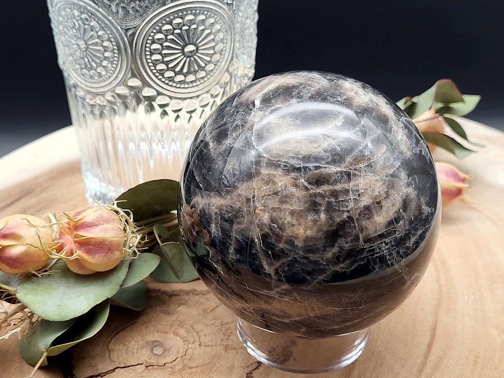 Miniaturbild: Schwarzer Mondstein Kugel
