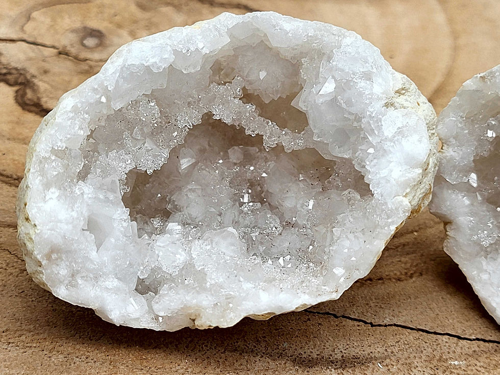 Miniaturbild: Quarzgeoden-Paar