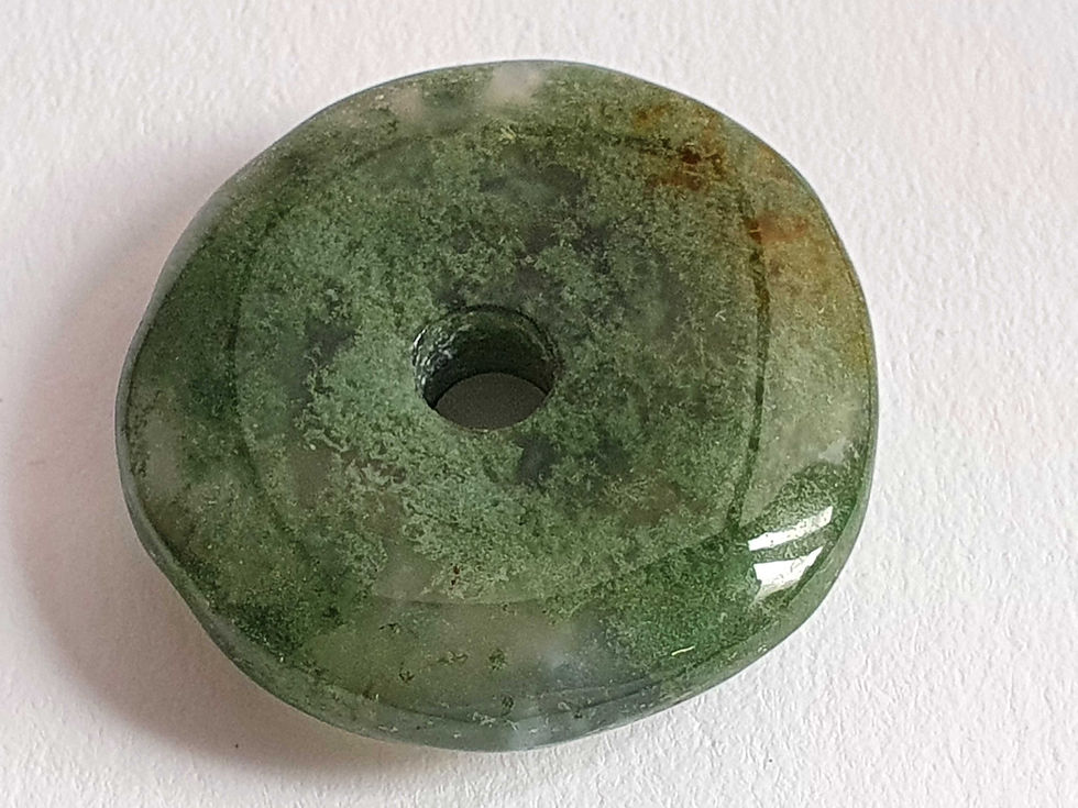 Miniaturbild: Moosachat grün Donut