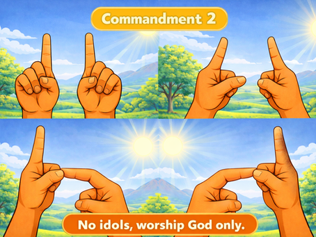10 Commandment Memory Hand Trick