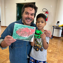Aula de arte com o artista Alê Jordão