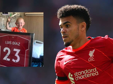 El ídolo: Luis Díaz compartió un ‘detallazo’ con un pequeño hincha suyo