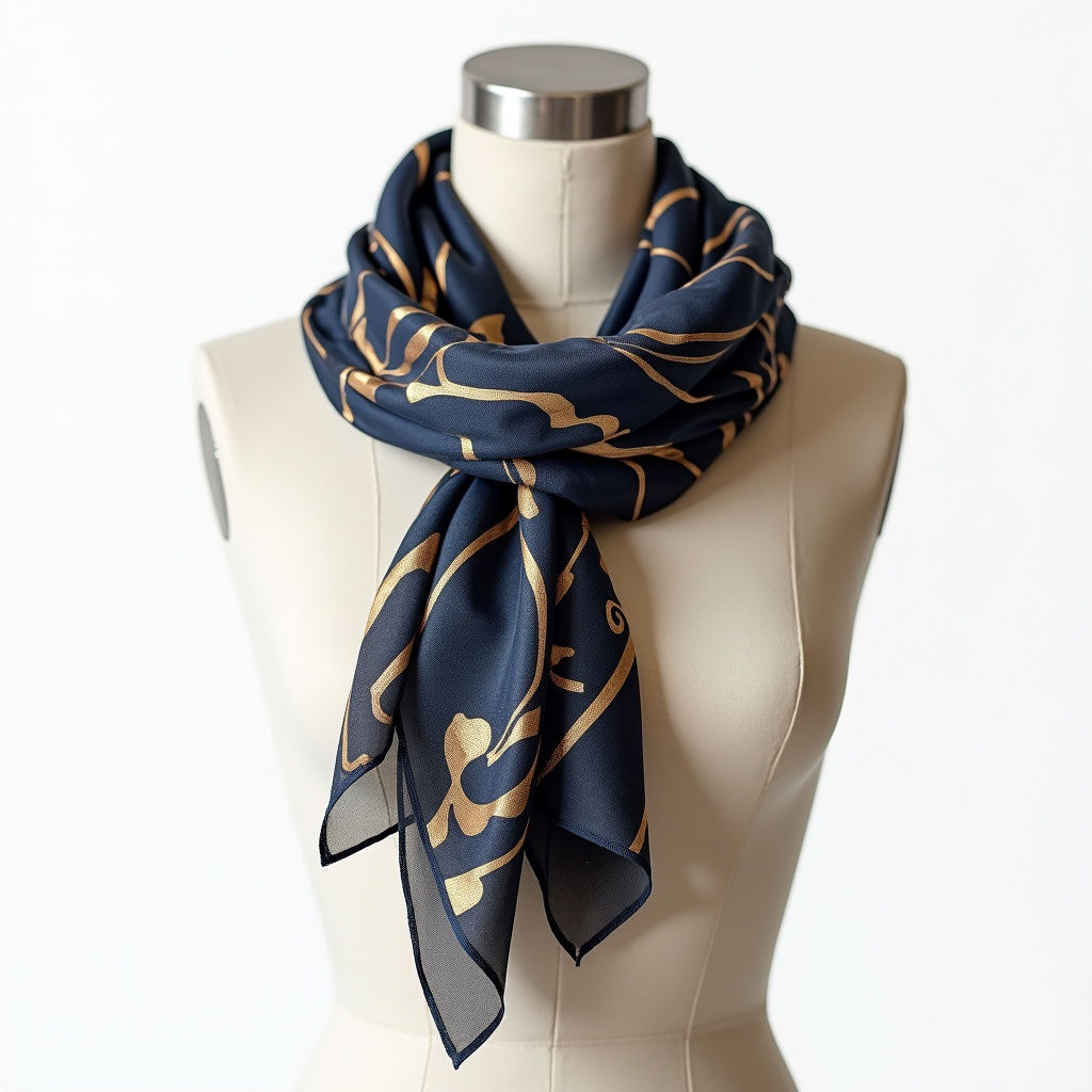 Silk Charmeuse Scarf
