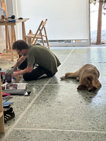 International artist residency exhibition in Thessaloniki Greece gallery