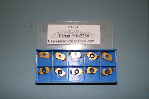 MT-3-TR Threading Inserts (10 Pack) | Cascade Machine Tools