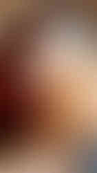 Emma shows a brush stroke