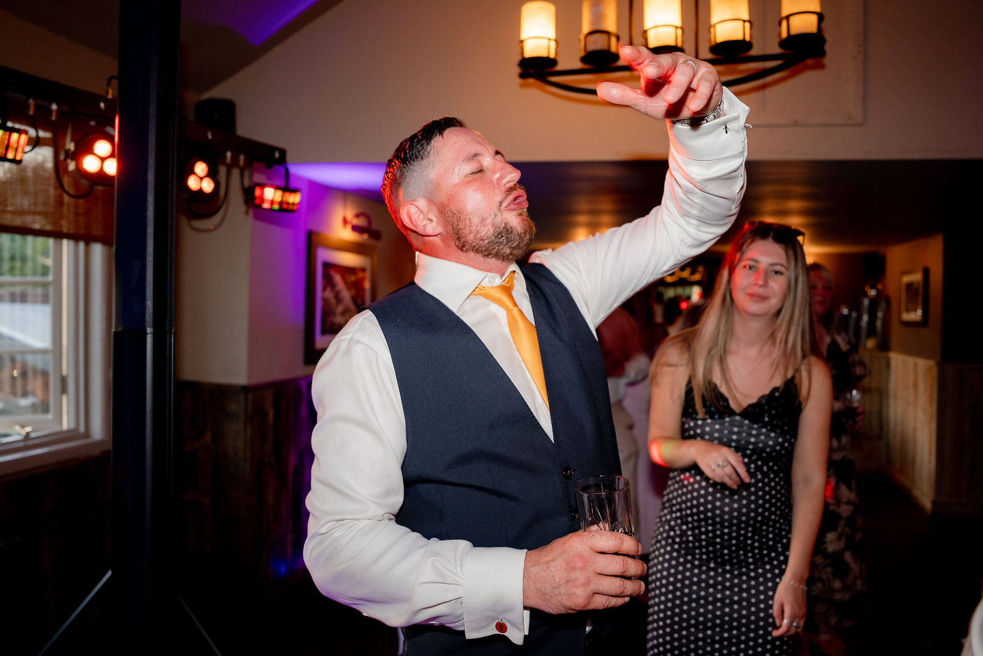 Direct flash dancefloor photos at The Mill at Elstead