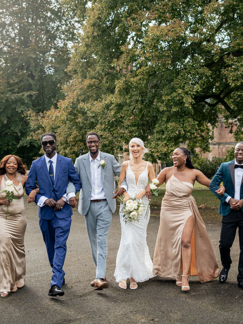 Bridal Party Photos at Shaw House in Newbury 