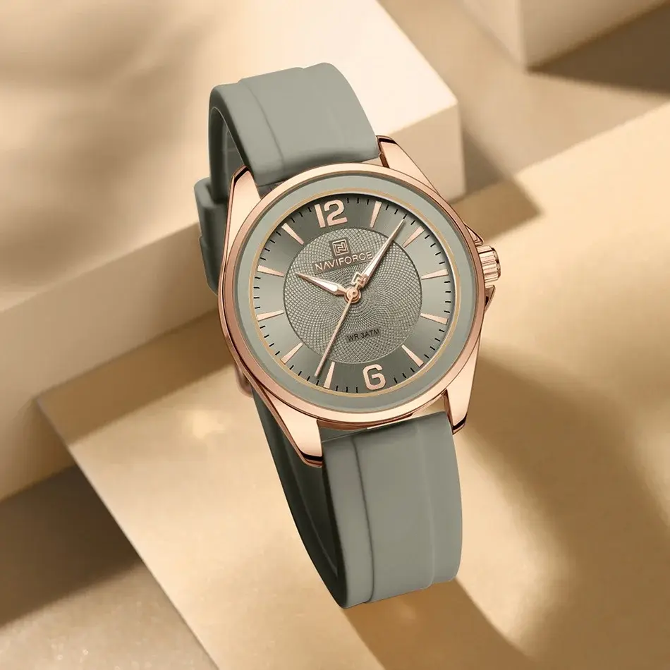Miniatura: RELÓGIO FEMININO NAVIFORCE PULSEIRA DE SILICONE ESPORTIVA