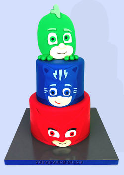 PJ Masks Tiered Cake