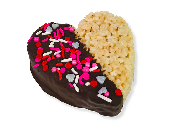 picture of chocolate dipped cereal treat