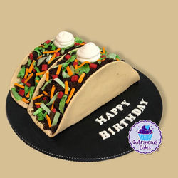 Wide Taco Cake