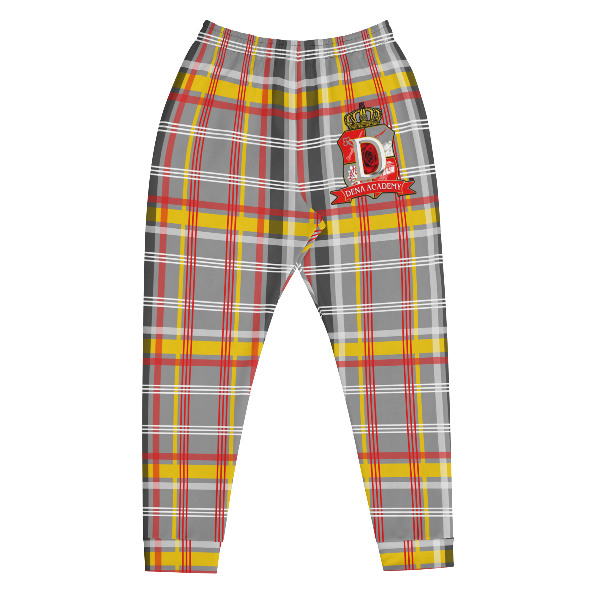 DENA ACADEMY Preppy Plaid Jogger Sweatpants