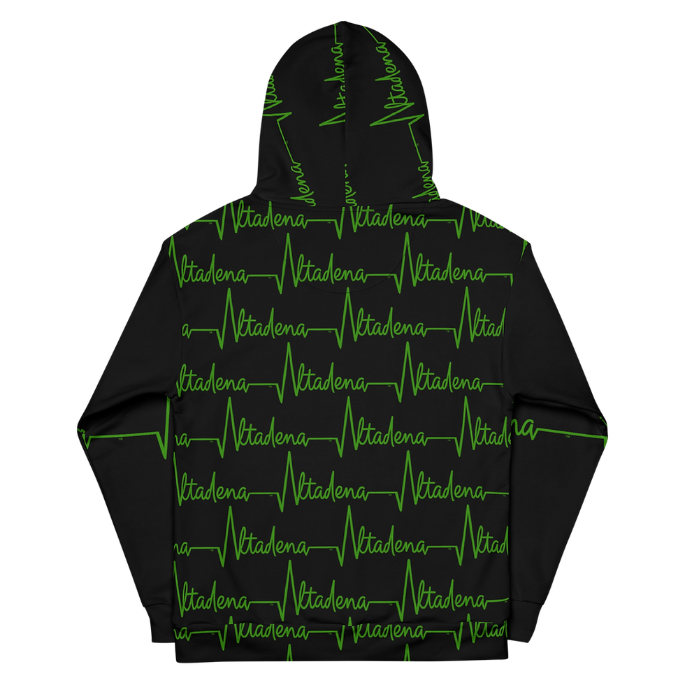 Thumbnail: MADE IN DENA "Altadena Heartbeat" Full EKG Hoodie