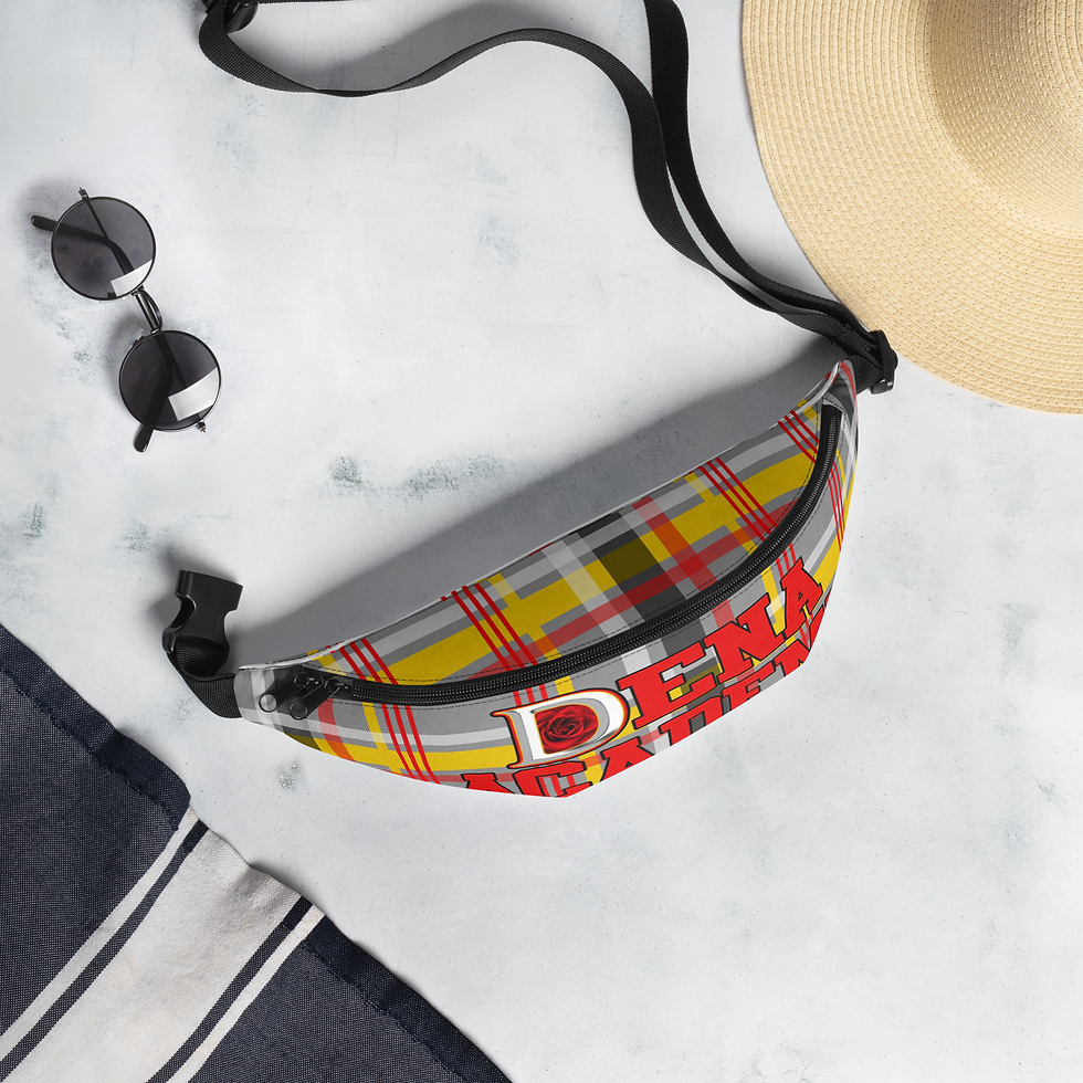 Thumbnail: DENA ACADEMY Preppy Plaid Fanny Pack