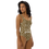 Thumbnail: MADE IN DENA "DV" Classic Brown One-Piece Swimsuit
