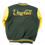 Thumbnail: MADE IN DENA "Cola" Vegan Green & Gold Varsity Jacket