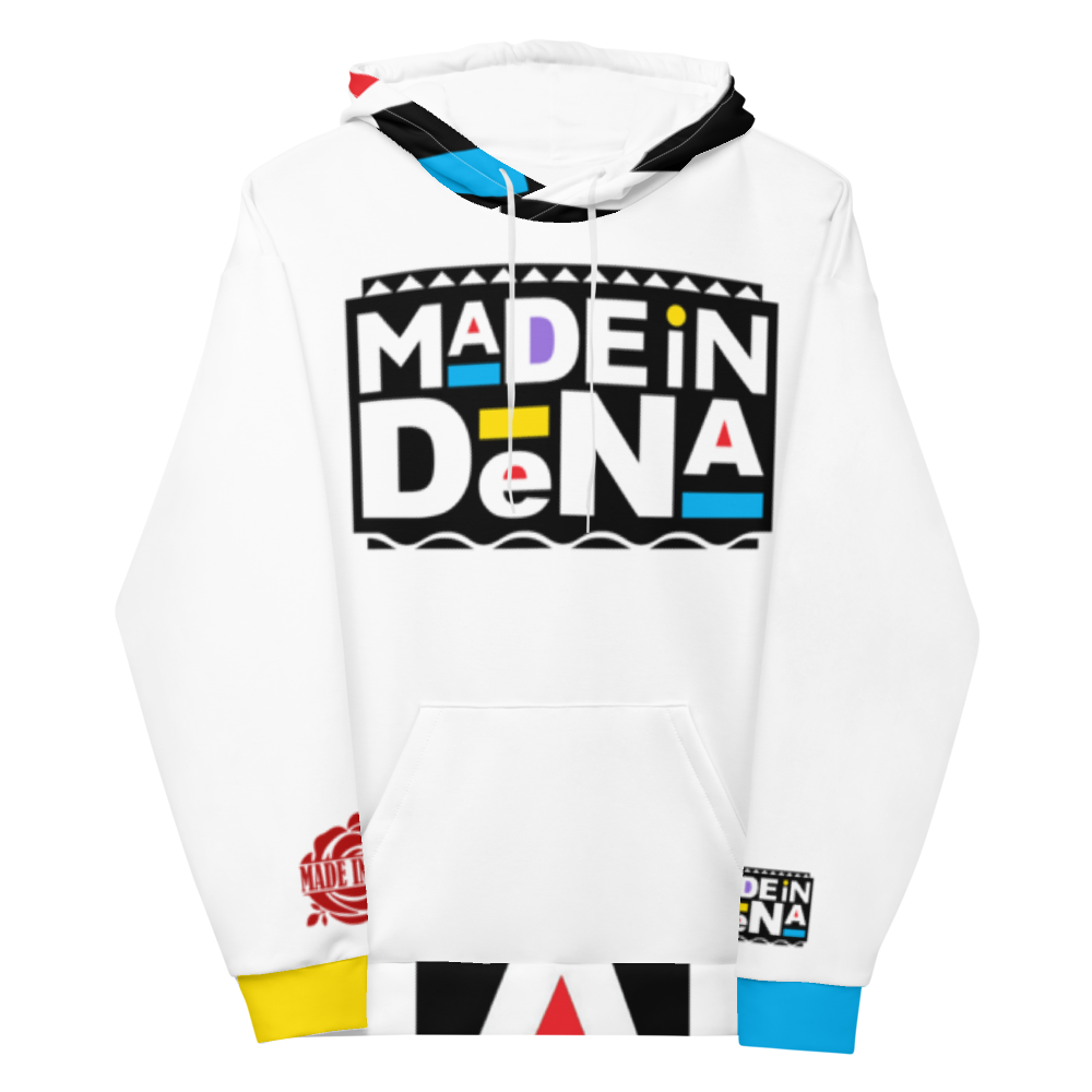 MADE IN DENA You So Crazy White Hoodie