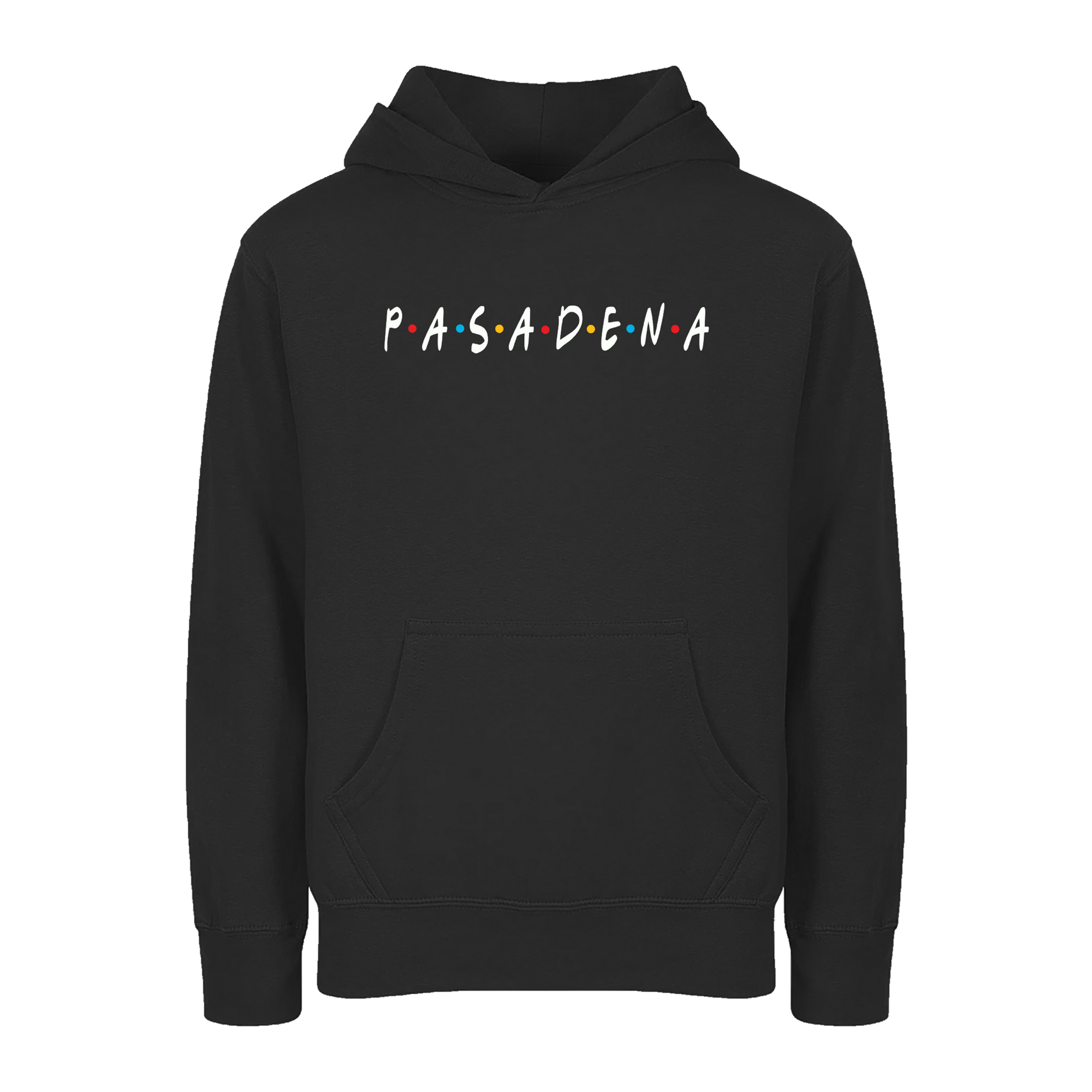 MADE IN DENA  Pasadena "Friends" Black Hoodie