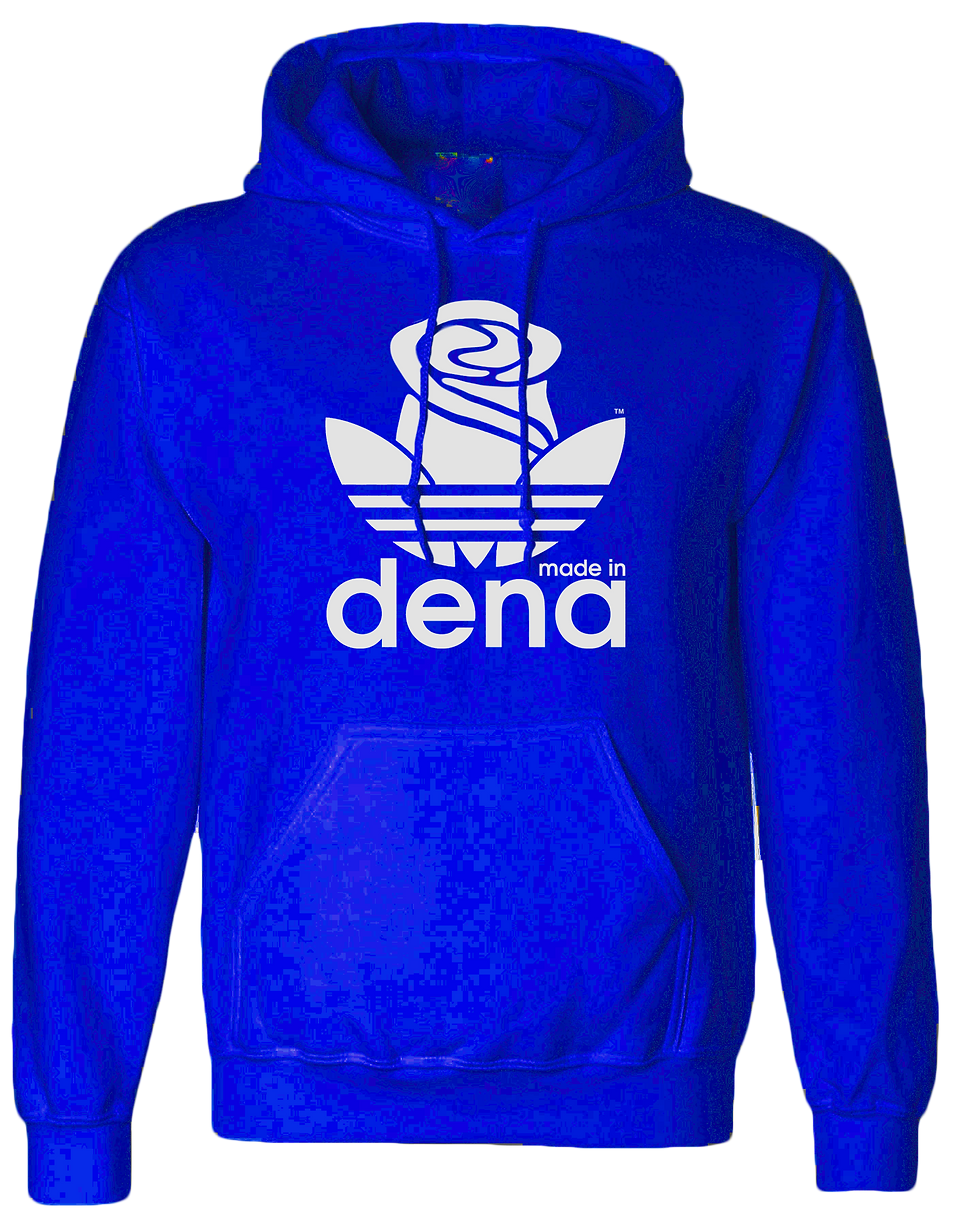 Thumbnail: "MADE IN DENA" Adidas-Inspired Fleece Hoodie