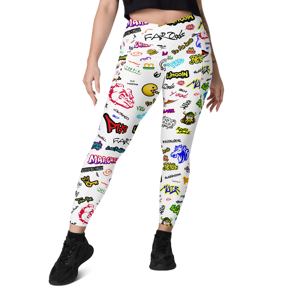 Thumbnail: MADE IN DENA Fresh Crossover Pocketed Leggings