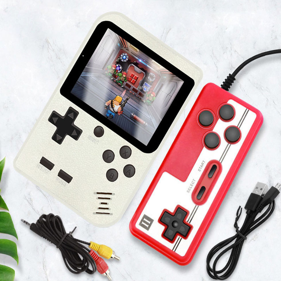 Thumbnail: Portable Game Pad With 400 Games Included + Additional Player Controller