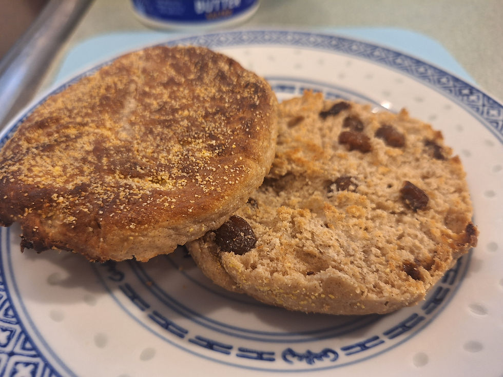 Cinnamon Raisin English Muffins