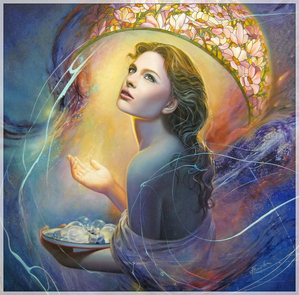 Beautiful original art featured with artists permission