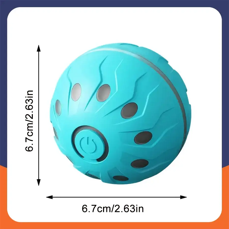 Thumbnail: Smart Dog Toy Ball Automatic Interactive Pet Electronic Rolling USB Rechargeable