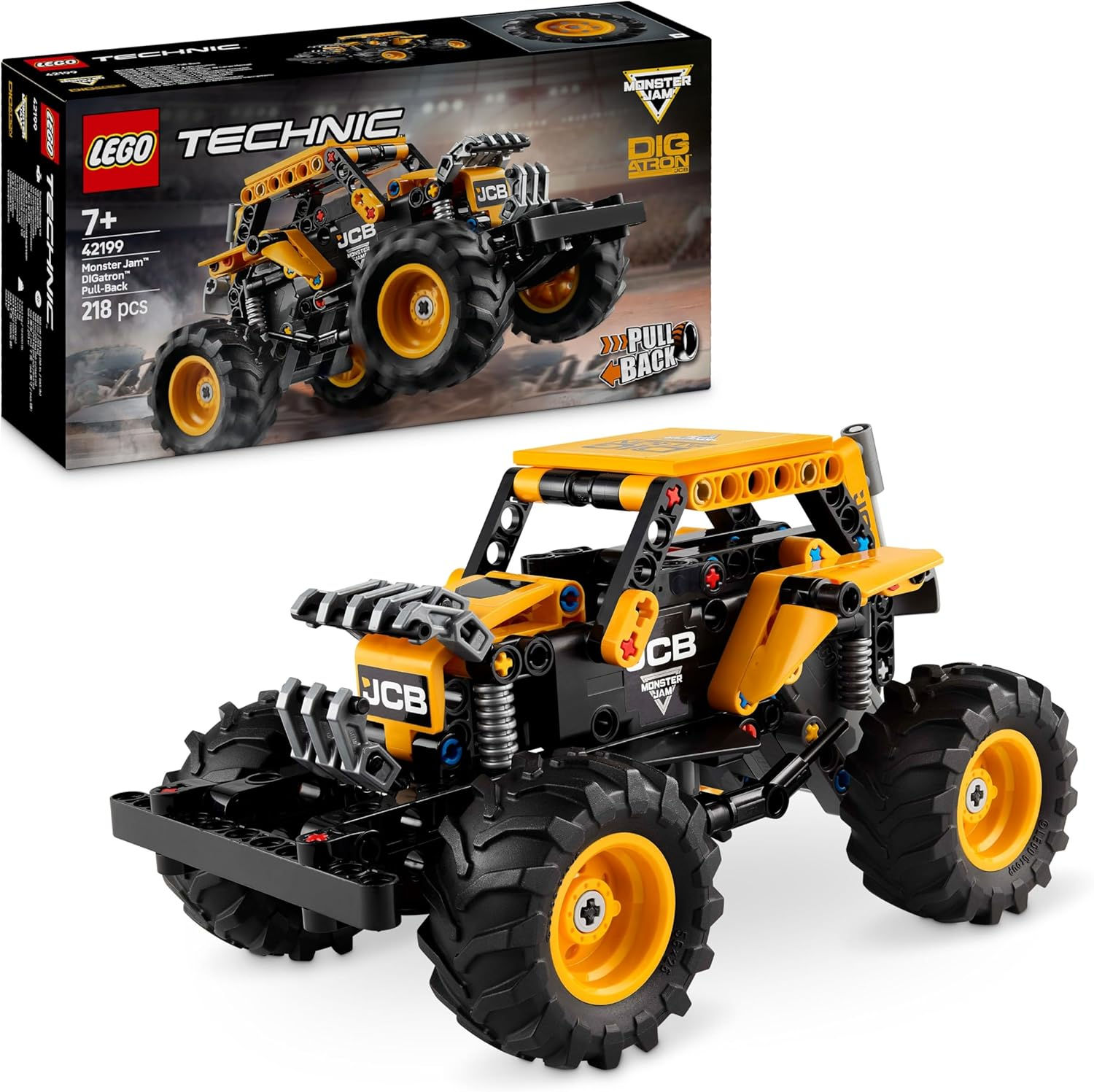 Experience The Lego Monster Jam DIG atron Pull Back